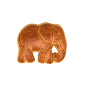 Figurine éléphant en pain d'épices