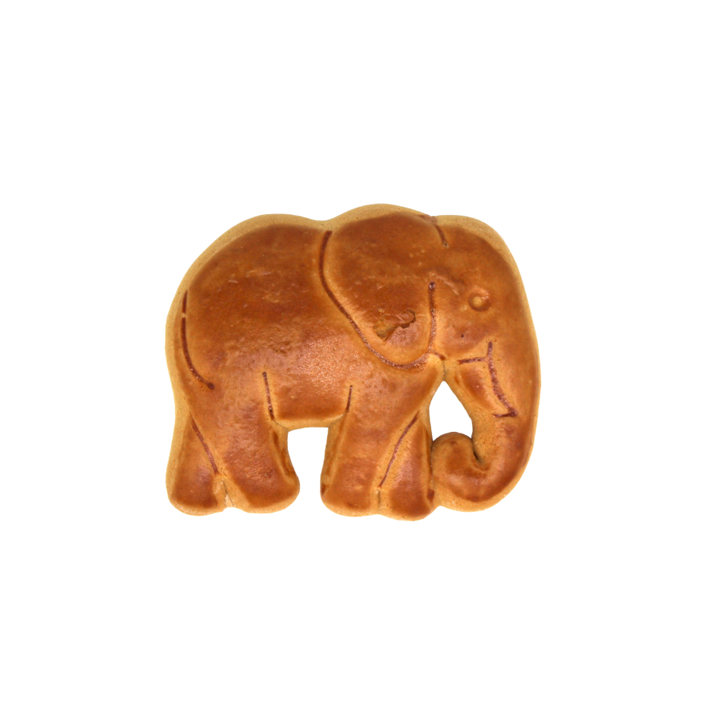 Figurine éléphant en pain d'épices