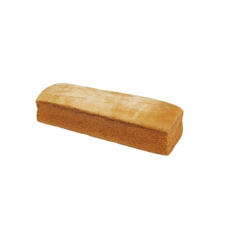 Strip of unsliced gingerbread