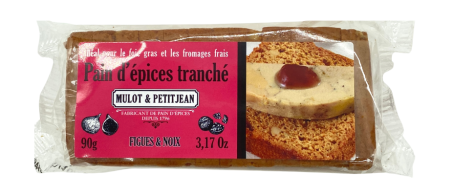 Pain d'épices spécial toast figue et noix