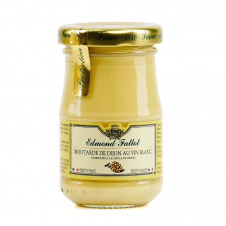 Moutarde de Dijon au vin blanc Fallot 105g