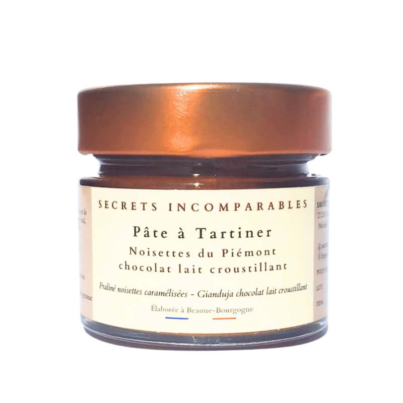 Pâte à tartiner Noisettes Chocolat Lait Croustillant Secrets Incomparables