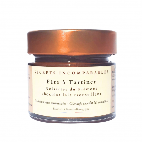 Pâte à tartiner Noisettes Chocolat Lait Croustillant Secrets Incomparables