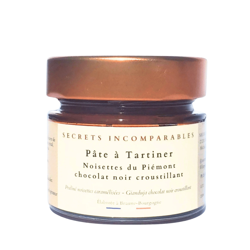 Pâte à tartiner Noisette Chocolat Noir Croustillant Secrets Incomparables