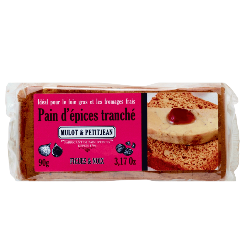 Pain d'épices spécial toast figue et noix