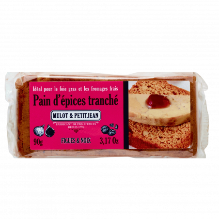 Pain d'épices spécial toast figue et noix