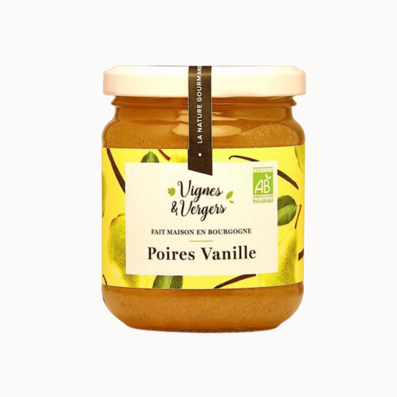 Confiture Poires Vanille Vignes & Vergers