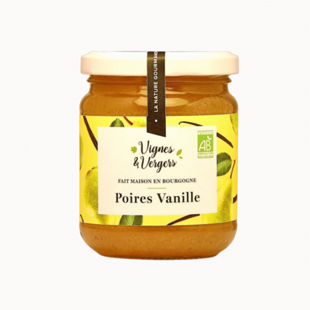 Confiture Poires Vanille Vignes & Vergers