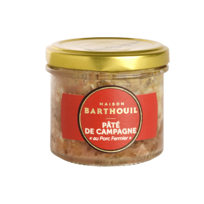 Pâté de Campagne au Porc Fermier 100g Barthouil