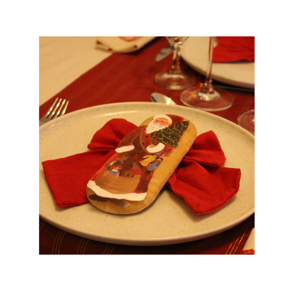 Pain d'épices glacé - Père Noël