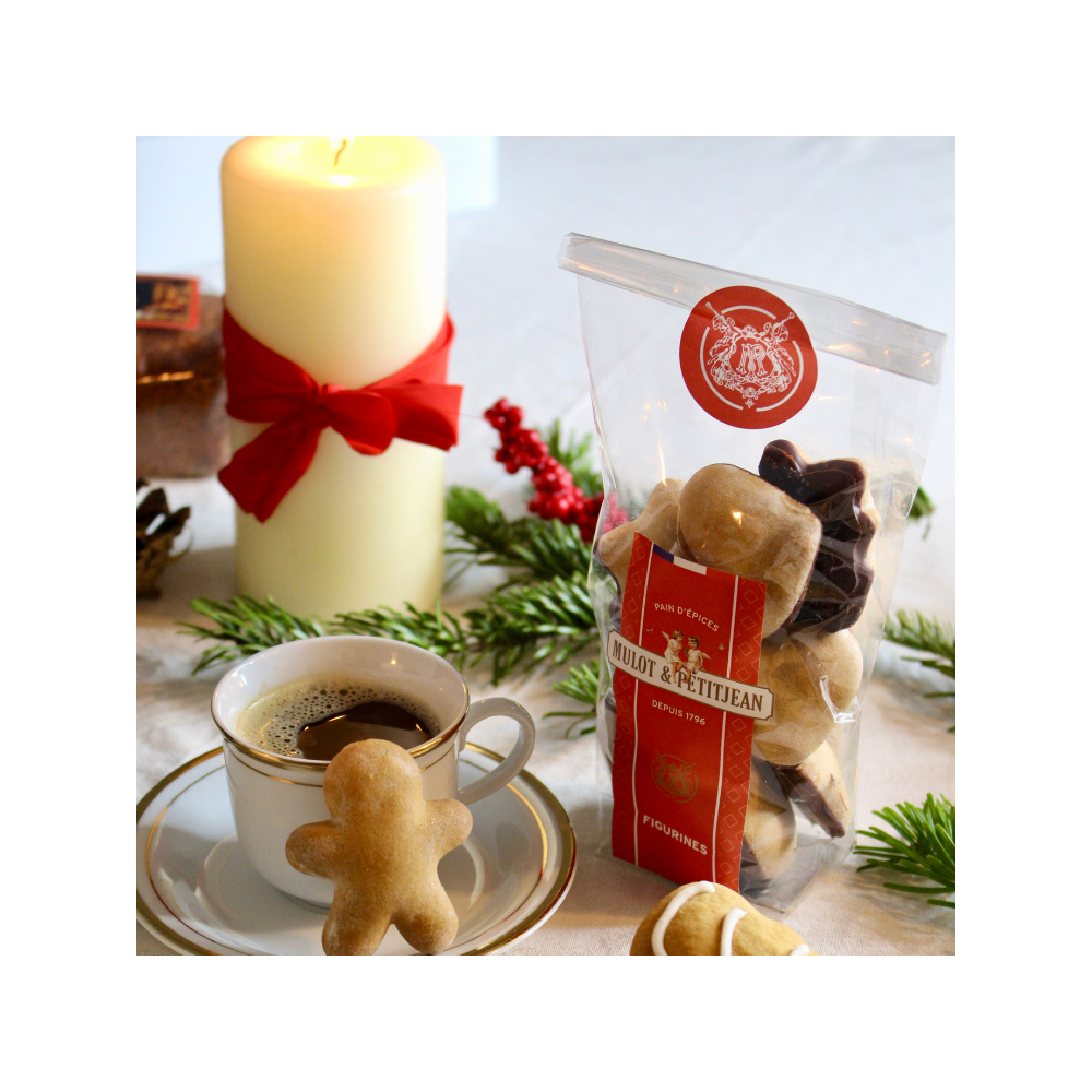 Sachet de figurines de Noël pied-choco