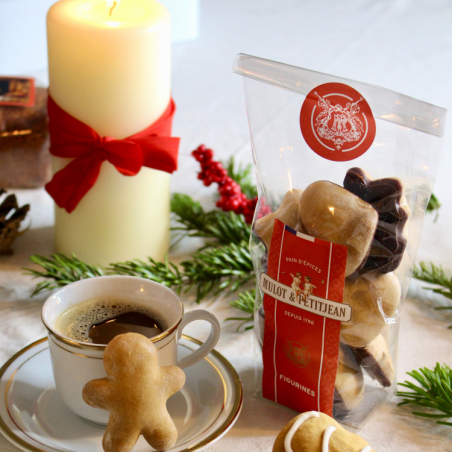 Sachet de figurines de Noël pied-choco