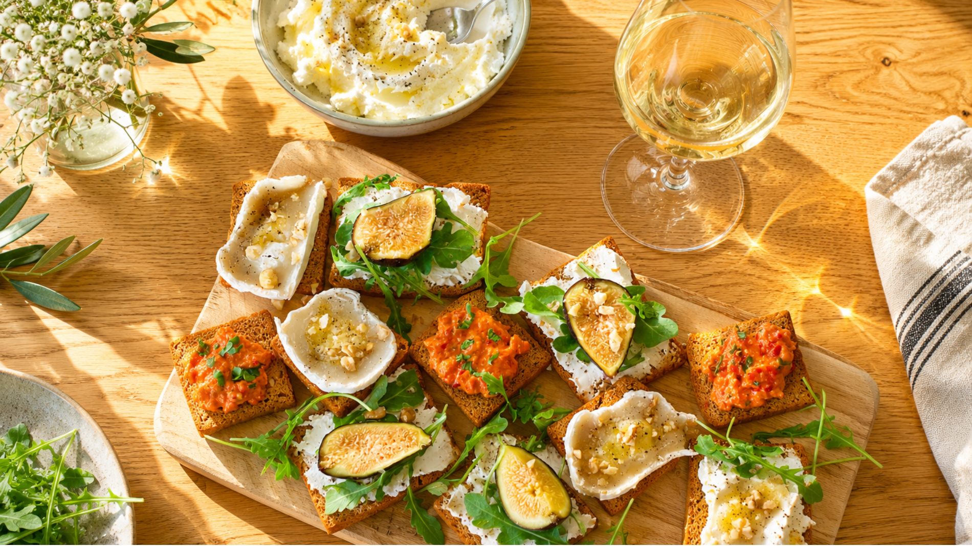 Miam, les toasts apéritifs sont de retour 
